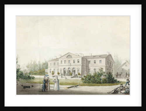 The manor house Priyutino, 1830 by Ivan Alexeyevich Ivanov
