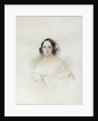 Portrait of Anna Alexeevna Olenina, 1839 by Vladimir Ivanovich Hau