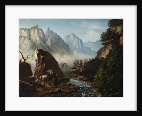 Firefight in the mountains of Dagestan, 1840-1841 by Mikhail Yuryevich Lermontov