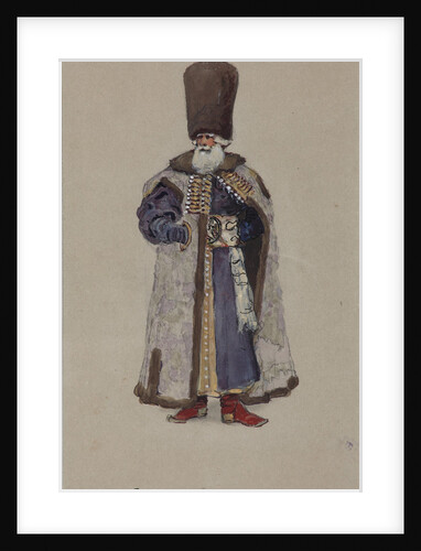 Costume design for the opera The Merchant Kalashnikov by A. Rubinstein, 1901 by Viktor Andreyevich Simov