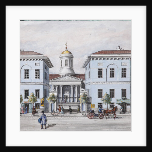 The Nevsky Prospekt in Saint Petersburg, 1830-1840s by Vasily Semyonovich Sadovnikov