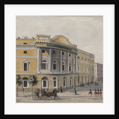 The Imperial Public Library in Saint Petersburg, 1830-1840s by Vasily Semyonovich Sadovnikov