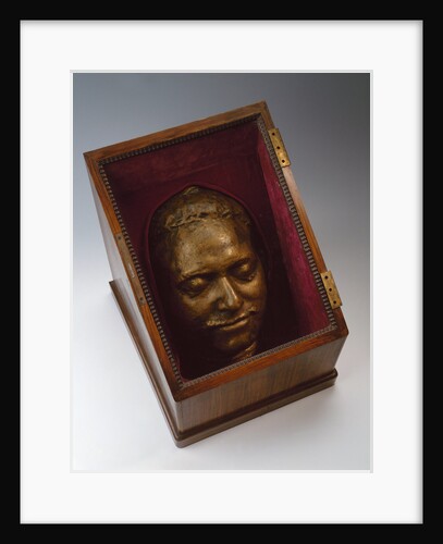 Death mask of Peter I, 1725 by Bartolomeo Carlo Rastrelli