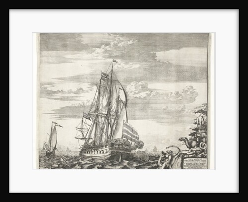 Flagship Goto Predestinatsia (The Providence of God) built by Peter the Great at Voronezh, 1700, 170 by Adriaan Schoonebeek