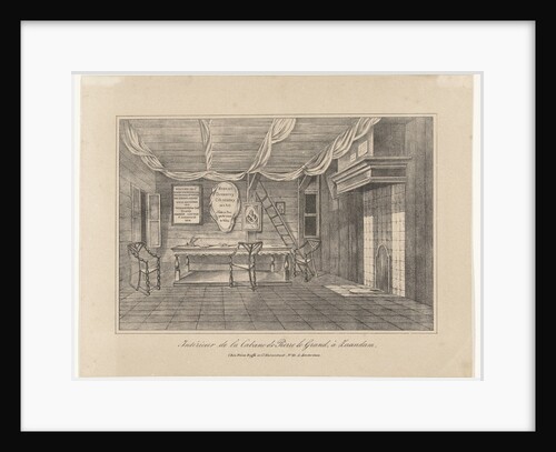 Interior of the Czar Peter House in Zaandam, 1697, Mid of the 19th century by Anonymous
