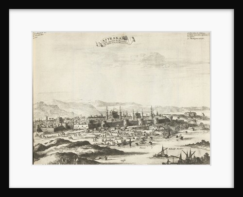 Astrakhan, 1726 by Pieter van der Aa