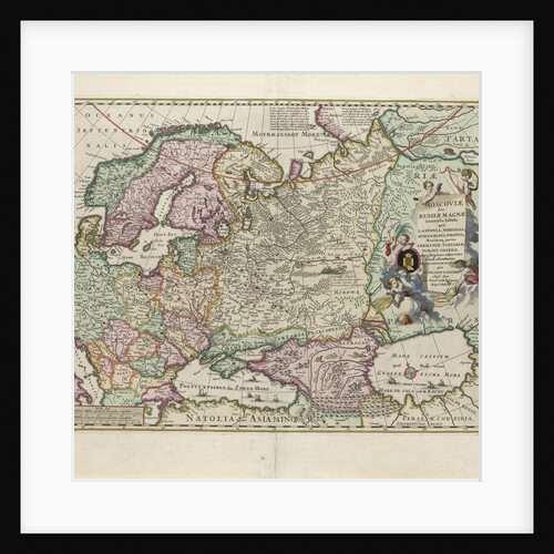 Map of Russia, Second Half of the 17th century by Nicolaes Visscher