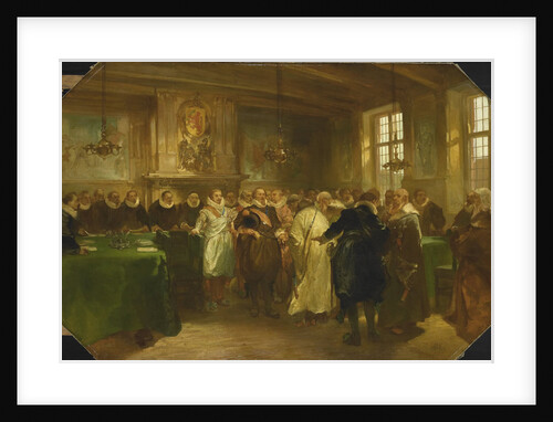 Prince Maurice of Orange receives a delegation from Russia in 1614, 1874 by Charles Rochussen