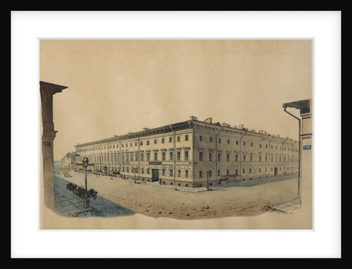 The ordonance house at Sadovaya Street in Petersburg, 1862 by Friedrich Heinrich Bagantz