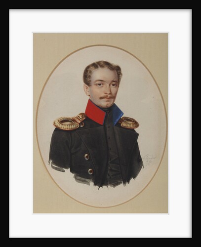 Portrait of Platon Ivanovich Panshin, 1841 by Alexander Ivanovich Klünder