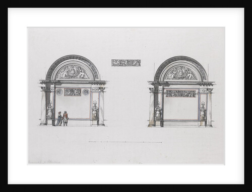 Design for the Sheremetev palace, Ostankino, c. 1796 by Giacomo Antonio Domenico Quarenghi