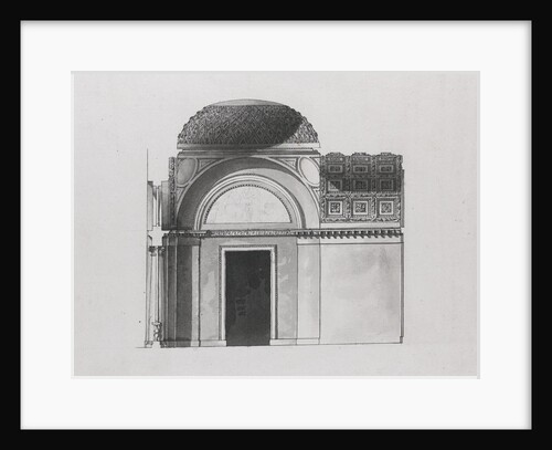 Cabinet Design for the Duke of Serracapriola in Petersburg by Giacomo Antonio Domenico Quarenghi
