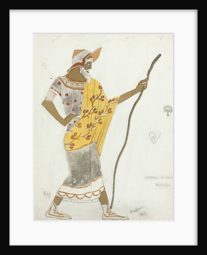 Costume design for the ballet Daphnis et Chloé by M. Ravel, 1912 by Léon Bakst