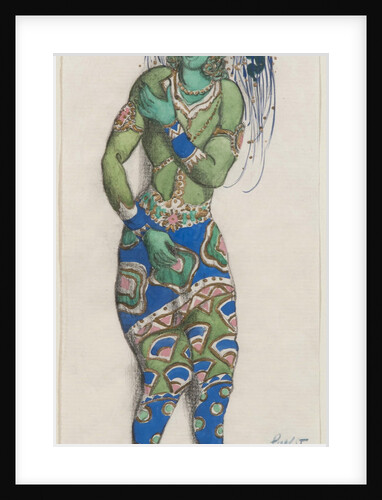 Costume design for the Ballet Blue God by R. Hahn, 1911 by Léon Bakst