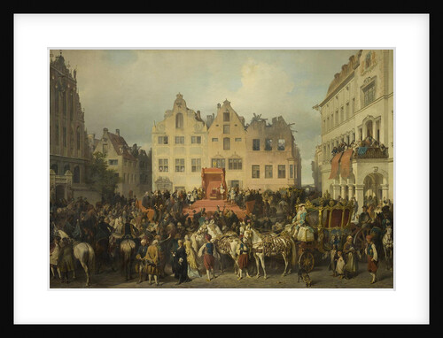 Riga swearing allegiance to Peter the Great, 1710, 1868 by Alexander von Kotzebue