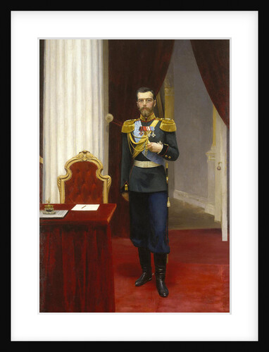 Portrait of Emperor Nicholas II, 1896 by Ilya Yefimovich Repin