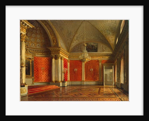 The Small Throne Room of the Winter Palace, 1837 by Sergei Konstantinovich Zaryanko