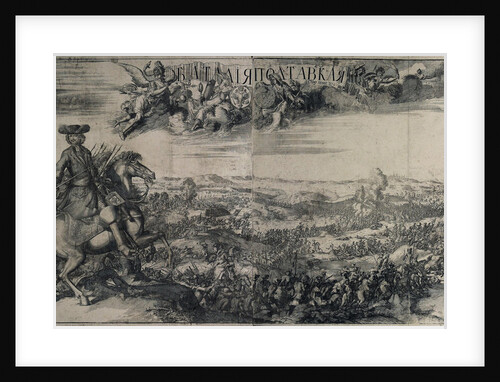 The Battle of Poltava on 27 June 1709, 1715 by Alexei Fyodorovich Zubov