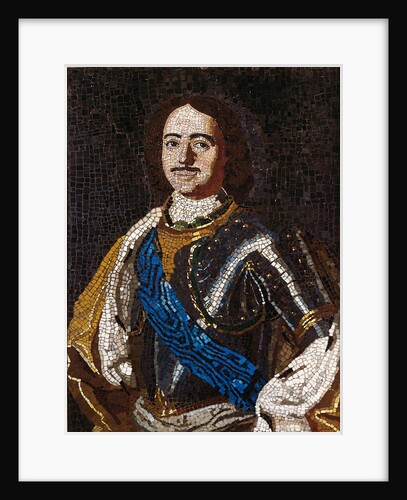 Portrait of Emperor Peter I the Great, 1754 by Mikhail Vasilyevich Lomonosov