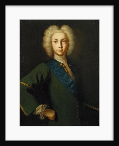 Portrait of the Tsar Peter II of Russia, 18th century by Anonymous