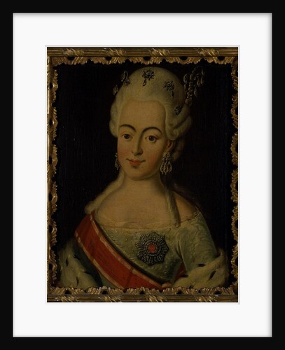 Portrait of Grand Duchess Natalia Alexeyevna of Russia, Princess Wilhelmina Louisa of He by Anonymous