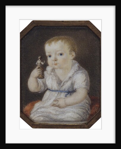 Portrait of Sergey Ivanovich Volkov as child, ca 1808 by Anonymous