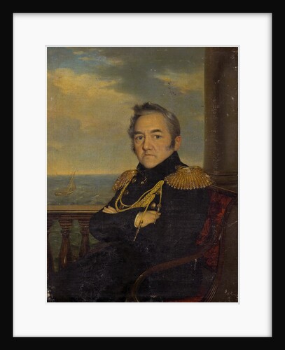 Portrait of Admiral Mikhail Lazarev, Mid of the 19th century by Anonymous