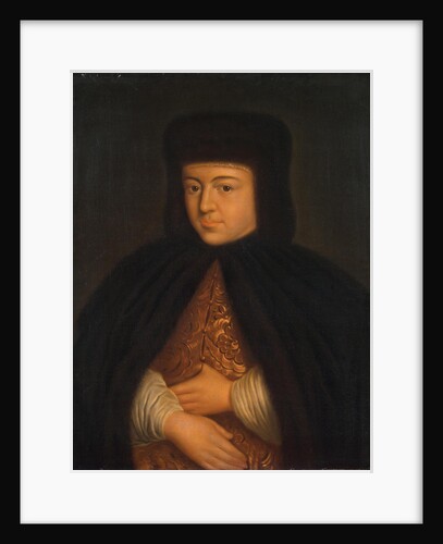 Portrait of the Tsarina Natalia Naryshkina, wife of tsar Alexis I of Russia, First third by Anonymous