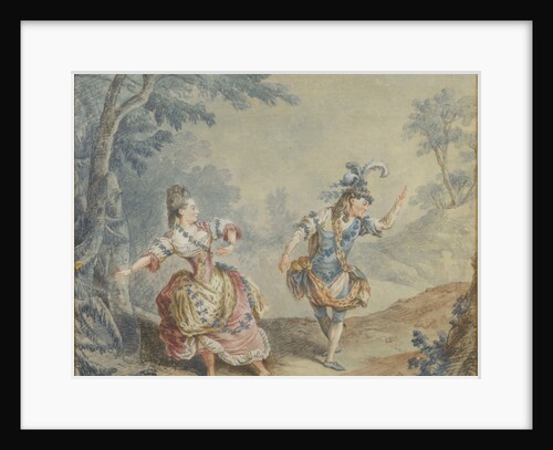 Marie Allard and Jean Dauberval in the opéra-ballet Silvie by Louis Carmontelle
