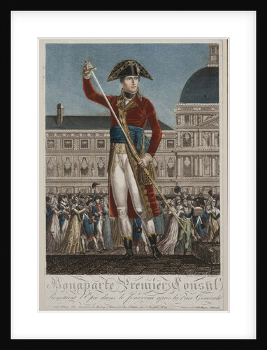 Napoleon Bonaparte as First Consul by Alexis Chataignier