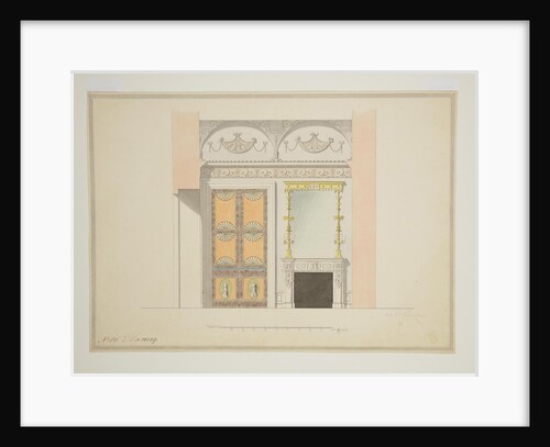 Design of the Cabinet Library, Early 1780s by Charles Cameron