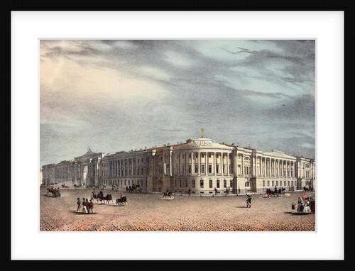 The Senate and Synod Buildings in Saint Petersburg, 1830s by Anonymous