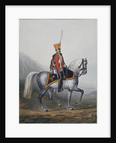 Soldier of the Life-Guards Hussar Regiment, 1817-1824 by Alexander Ivanovich Sauerweid