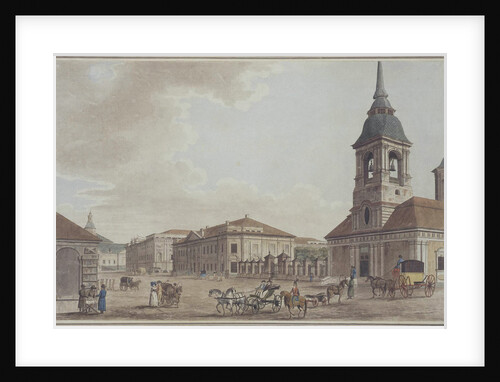 Liteyny Avenue in St. Petersburg, 1790 by Thomas Malton the Elder