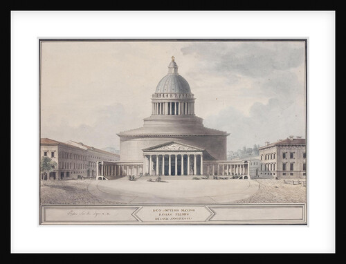 Facade of the Kazan Cathedral in Saint Petersburg, 1800 by Jean François Thomas de Thomon