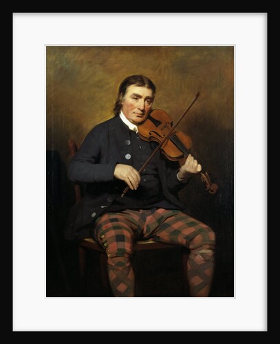 Portrait of the Violinist and composer Niel Gow, 1787 by Sir Henry Raeburn