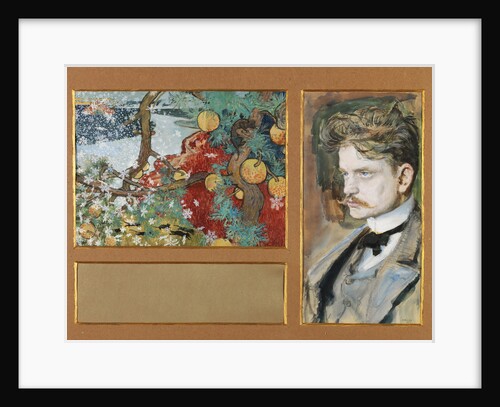 En Saga (Jean Sibelius and Fantasy Landscape), 1894 by Akseli Gallen-Kallela