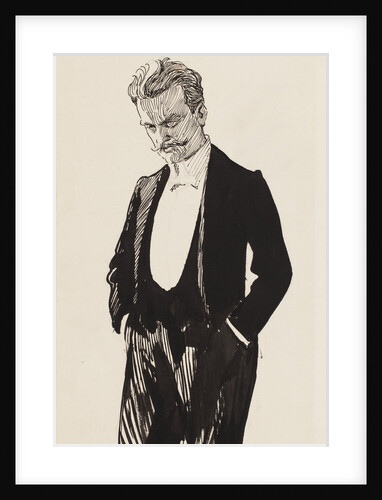 Jean Sibelius by Albert Gustaf Aristides Edelfelt