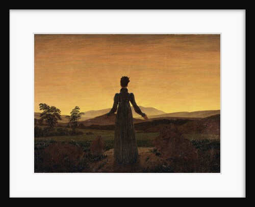 Woman before the Rising Sun, ca 1818 by Caspar David Friedrich