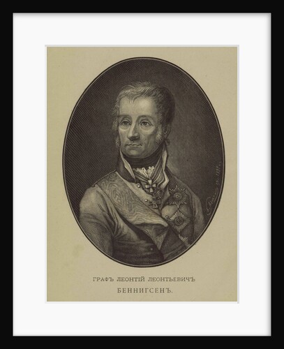 Portrait of Count Levin (Leonty) August Theophil von Bennigsen by Anonymous