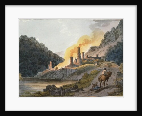 Iron Works, Colebrook Dale, 1805 by Philip James Loutherbourg the Younger