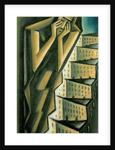 Woman over the City, ca 1917-1920 by Karel Capek