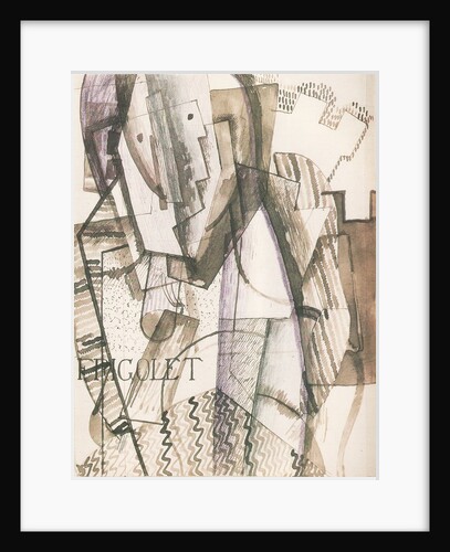 Postava pred hradbami, 1916 by Otto Gutfreund