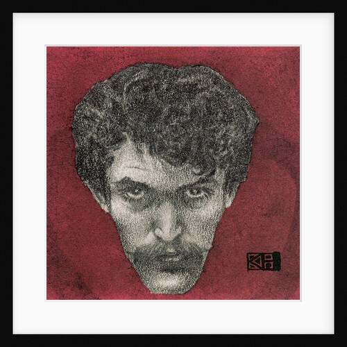 Red Self-Portrait, 1897 by Karel Hlavácek