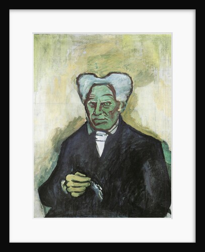 Portrait of Arthur Schopenhauer, 1908 by Bohumil Kubista