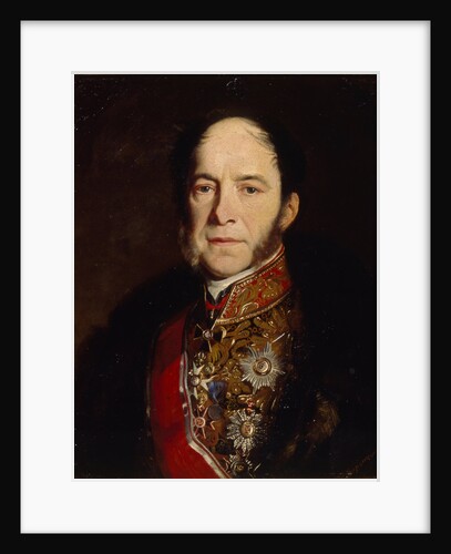 Portrait of the General admiral Kondrati Kondratievich Stoffregen, 1867 by Sergei Konstantinovich Zaryanko