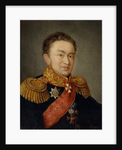 Portrait of the Pavel Nikolayevich Choglokov, 1820s by S. Komenko