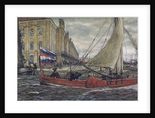 The Botik of Peter the Great, 1906 by Evgeny Evgenyevich Lanceray