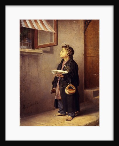 An Apprentice watching a parrot, 1865 by Vasili Grigoryevich Perov