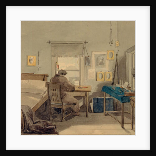 At work. In the Pavel Nashchokin House, 1824 by Pyotr Fyodorovich Sokolov